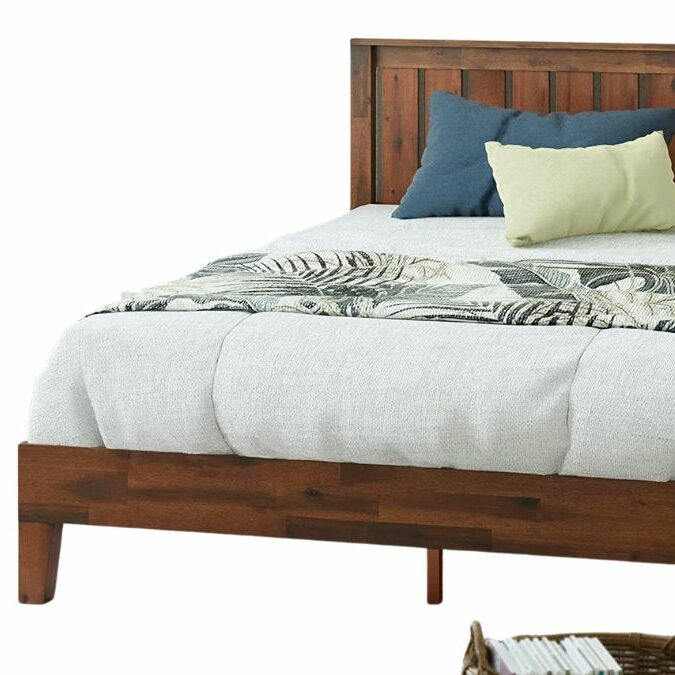 letto matrimoniale in legno